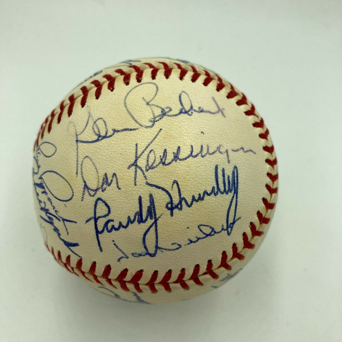 1969 Chicago Cubs Team Signed National League Baseball Ernie Banks JSA COA