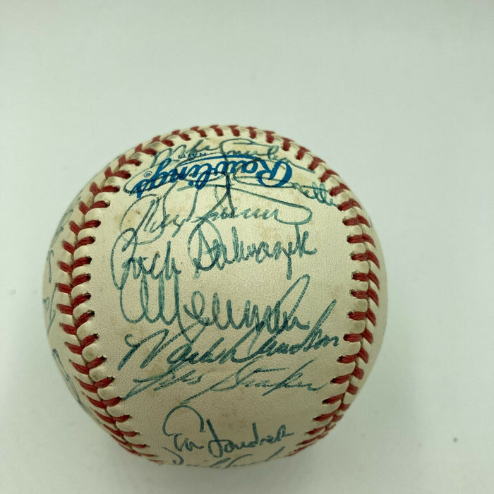 1987 Minnesota Twins World Series Champs Team Signed Baseball Kirby Puckett PSA
