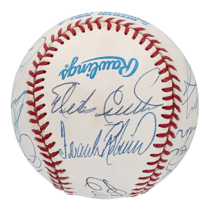 Earl Weaver Frank Robinson Brooks Robinson Orioles Legends Signed Baseball PSA