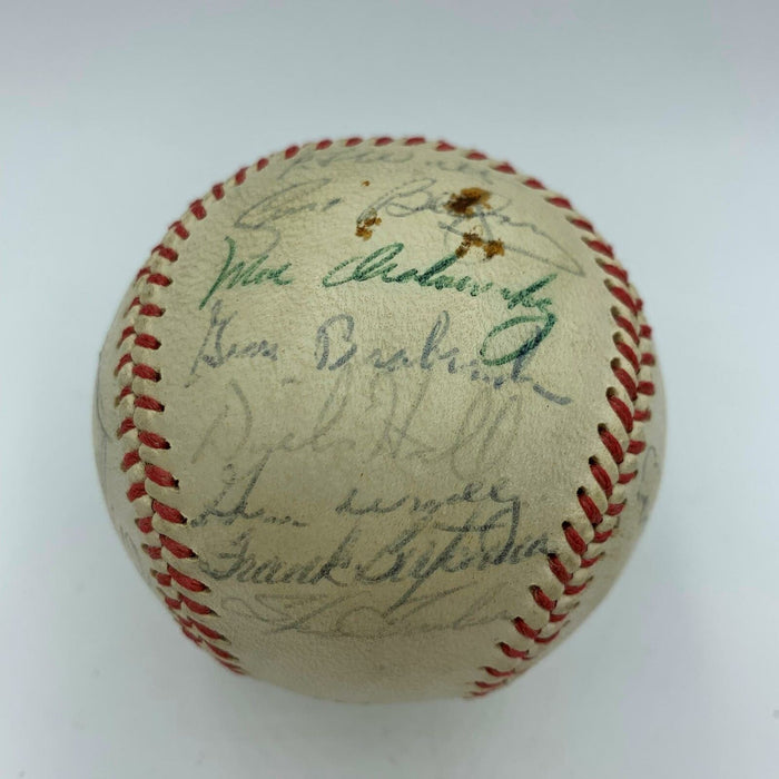 1966 Baltimore Orioles World Series Champs Team Signed Baseball JSA COA