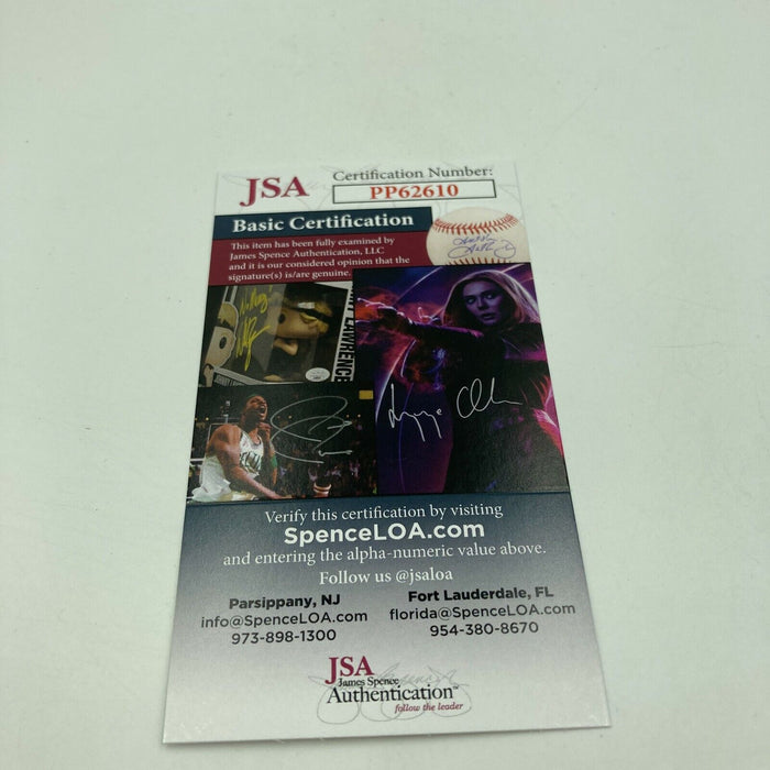 Mark Harmon NCIS Signed Autographed Baseball Movie Star JSA COA