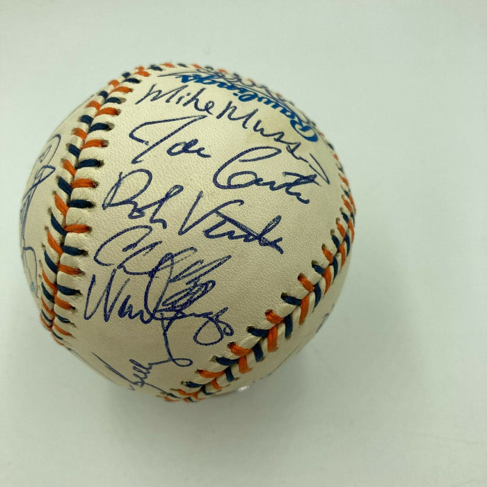 1992 All Star Game Team Signed Baseball Kirby Puckett Mark McGwire Ripken JSA