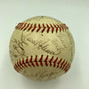 Beautiful Vintage 1975 Boston Red Sox Champs Team Signed Baseball JSA COA
