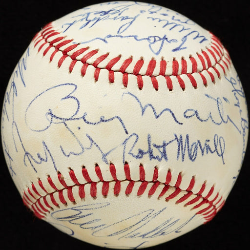 George Steinbrenner Billy Martin Robert Merrill HOF Multi Signed Baseball JSA