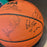 2001 All Star Game Team Signed Basketball Tim Duncan Vince Carter Garnett JSA
