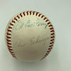 Joe Mccarthy Heinie Manush Elmer Flick Frank Frisch Signed Baseball PSA DNA COA
