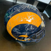 1999 - 2000 St. Louis Rams Super Bowls Champs Team Signed Game Used Helmet BAS