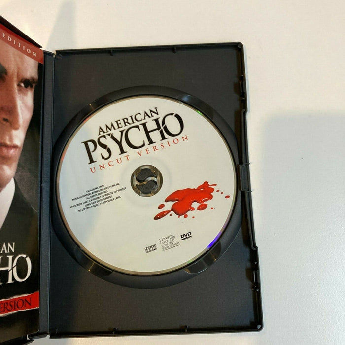 Christian Bale Willem Dafoe Samantha Mathis Signed American Psycho DVD ...