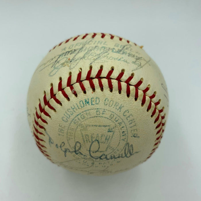 Rare 1941 Brooklyn Dodgers Team Signed American League Baseball With JSA COA