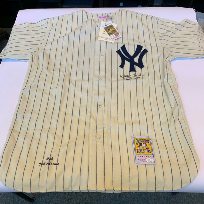 Whitey Ford "HOF 1974" Signed Authentic New York Yankees Jersey JSA COA