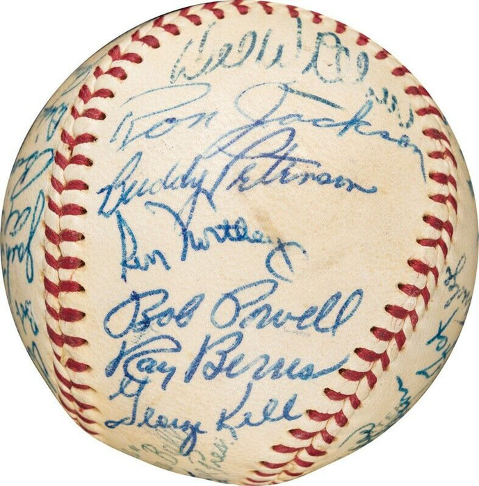 Beautiful 1955 Chicago White Sox Team Baseball Nellie Fox PSA DNA COA