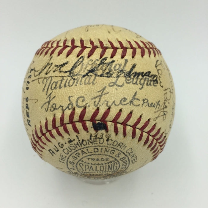 Magnificent 1939 Cincinnati Reds NL Champs Team Signed Baseball PSA DNA COA