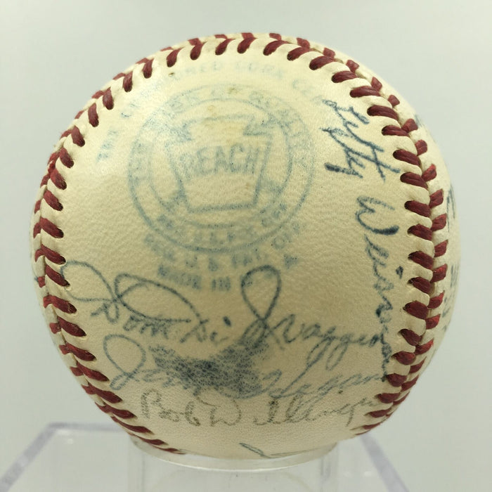 Beautiful 1949 All Star Game Team Signed Baseball Joe DiMaggio Ted Williams JSA