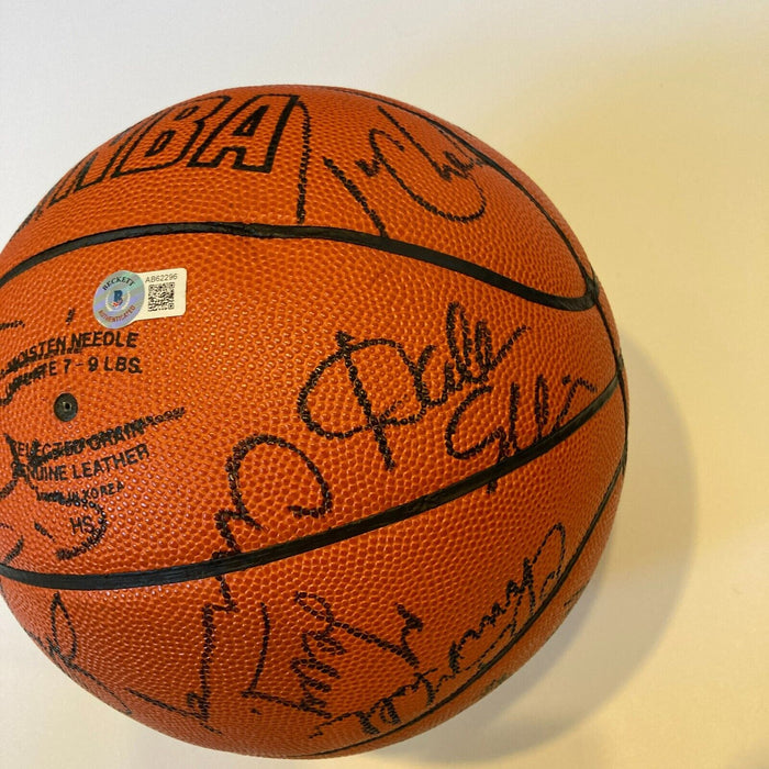 1989 NBA All Star Game Multi Signed Spalding NBA Game Basketball Beckett