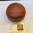 George Mikan HOF 1959 Signed Spalding NBA Basketball JSA COA