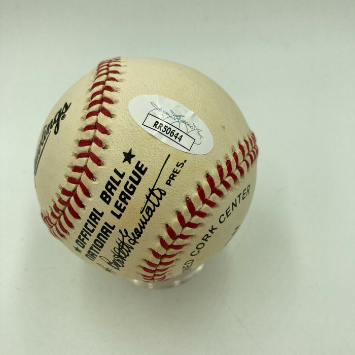 Nice Jack Brickhouse Hall Of Fame 1983 Signed Official NL Baseball With JSA COA
