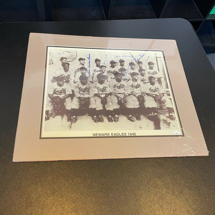 1946 Newark Eagles Negro League Team Signed Large 18x24 Photo Larry Doby JSA COA