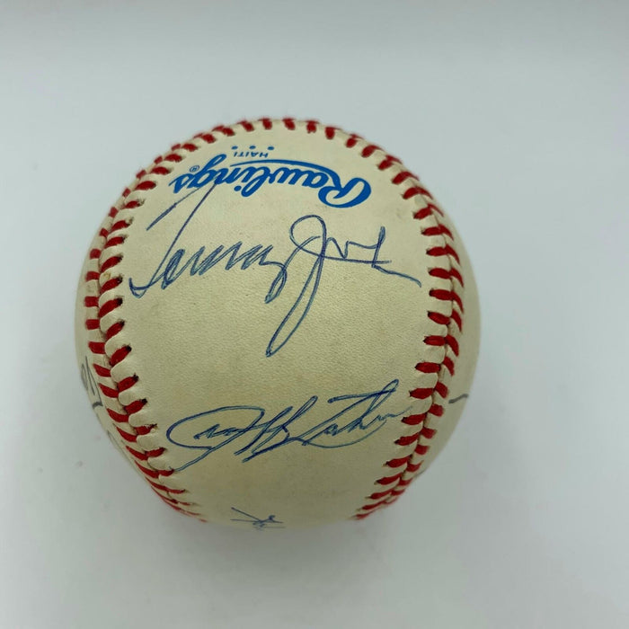 1985 California Angels Team Signed Autographed American League Baseball