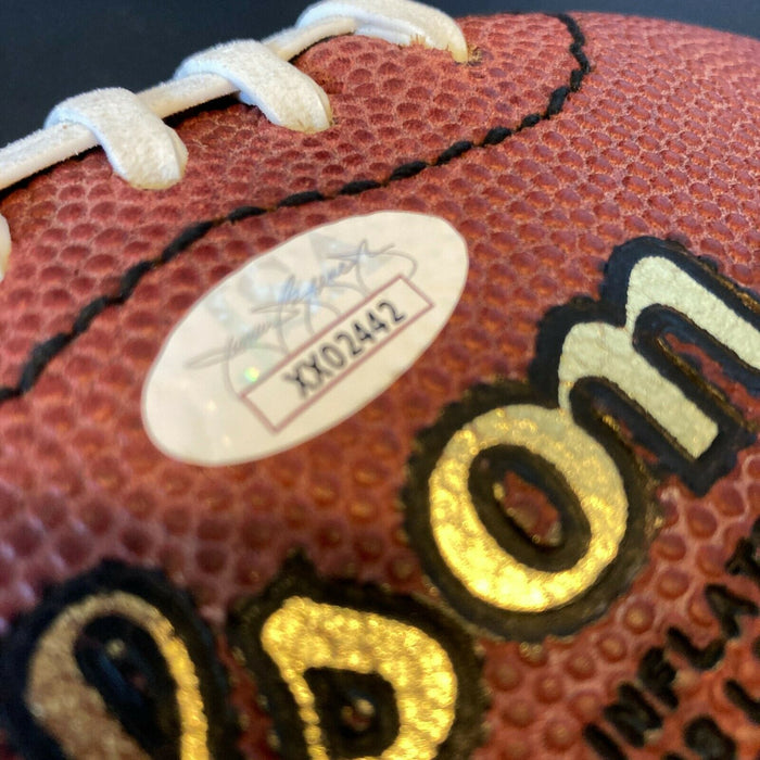 Beautiful Walter Payton #34 Signed Official Wilson NFL Football With JSA COA