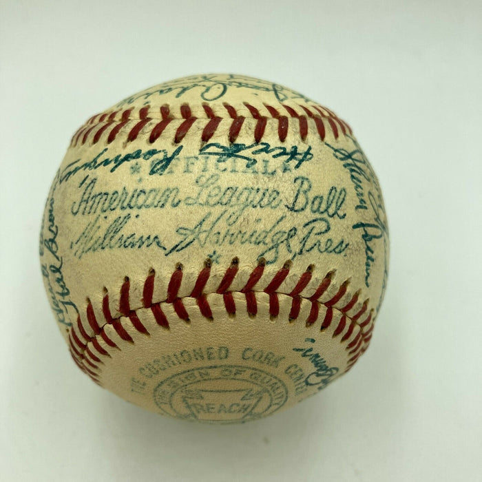 1960 Chicago White Sox Team Signed Autographed Baseball With Nellie Fox