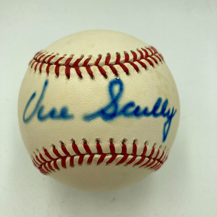 Vin Scully Signed Official American League Baseball JSA COA