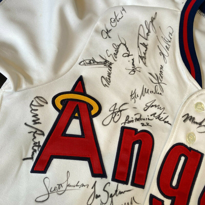 1993 California Angels Team Signed Authentic Jersey 36 Sigs Auto PSA DNA COA