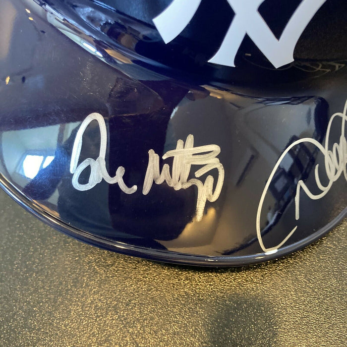 Derek Jeter & Don Mattingly New York Yankees Captains Signed Helmet Beckett