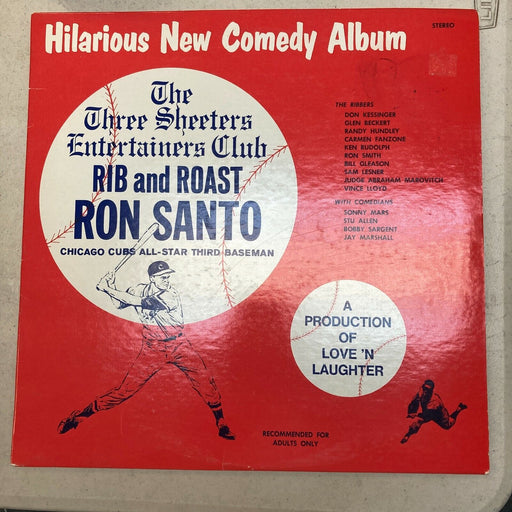 HTF 1973 Cubs Ron Santo Rib And Roast Album - Three Sheeters Entertainers Club