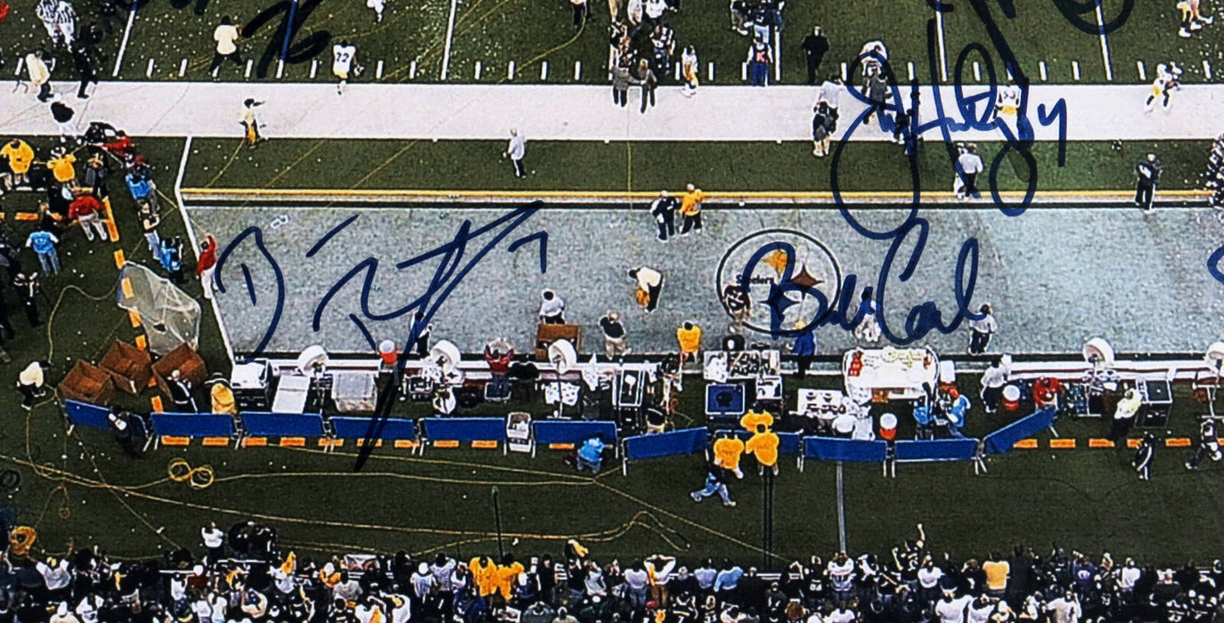 2005 Pittsburgh Steelers Super Bowl XL Champs Team Signed 20x24 Photo JSA COA
