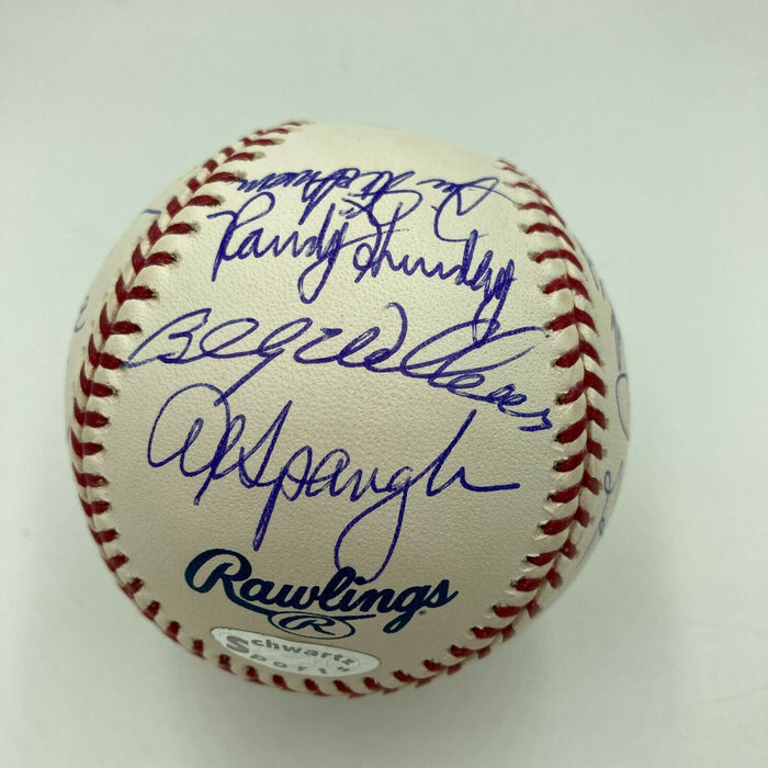 Beautiful 1969 Chicago Cubs Team Signed Major League Baseball Ernie Banks JSA