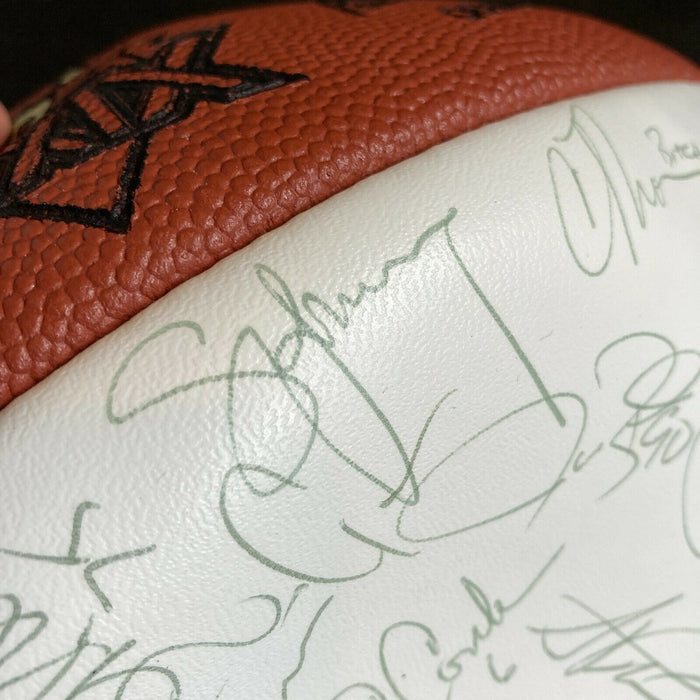 1995 San Francisco 49ers Team Signed Super Bowl XXIX Football Jerry Rice JSA