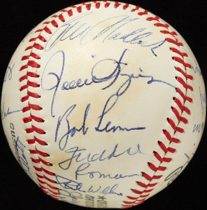 George Steinbrenner Billy Martin Robert Merrill HOF Multi Signed Baseball JSA