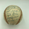 Beautiful 1957 Chicago Cubs Team Signed National League Baseball Ernie Banks JSA