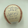 Beautiful Nolan Ryan Tom Seaver 300 Wins 3000 Strikeout Club Signed Baseball JSA