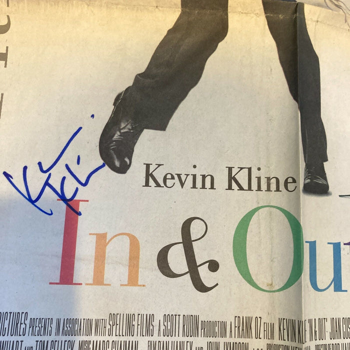Kevin Kline In ANd Out Signed Autographed Photo With JSA COA