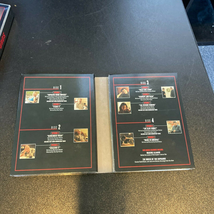 James Gandolfini The Sopranos Cast Signed DVD Set With 7 Signatures JSA COA