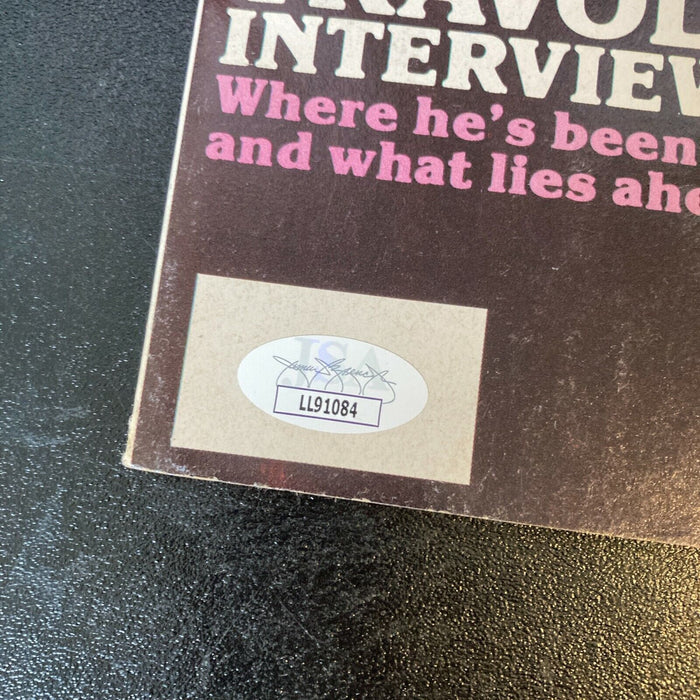 John Travolta Signed Autographed Staying Alive Vintage Movie Magazine JSA COA