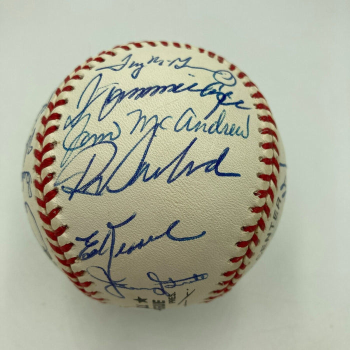 1969 New York Mets WS Champs Team Signed Baseball Tom Seaver Nolan Ryan JSA COA