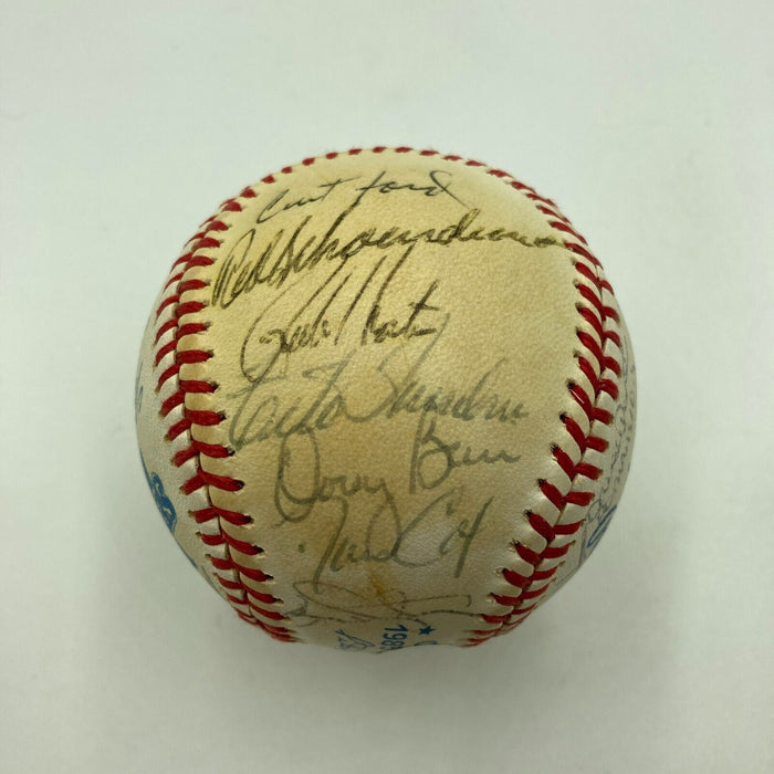 1985 St. Louis Cardinals NL Champs Team Signed World Series Baseball JSA COA