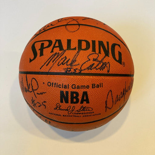 1989 NBA All Star Game Multi Signed Spalding NBA Game Basketball Beckett