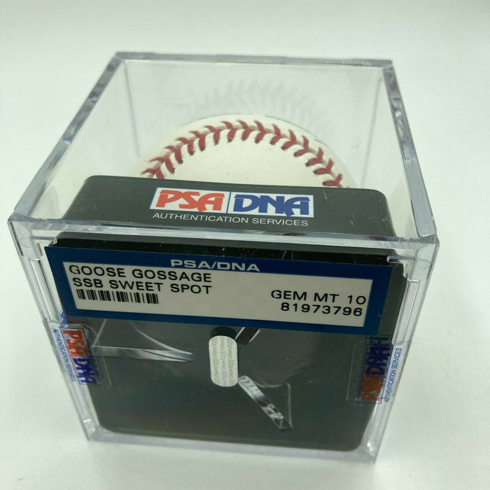 Goose Gossage Signed MLB Baseball PSA DNA Graded GEM MINT 10
