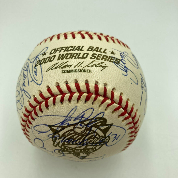 2000 New York Yankees World Series Champs Team Signed W.S. Baseball JSA COA