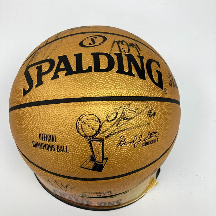 2010-11 Dallas Mavericks NBA Champs Team Signed Basketball JSA COA