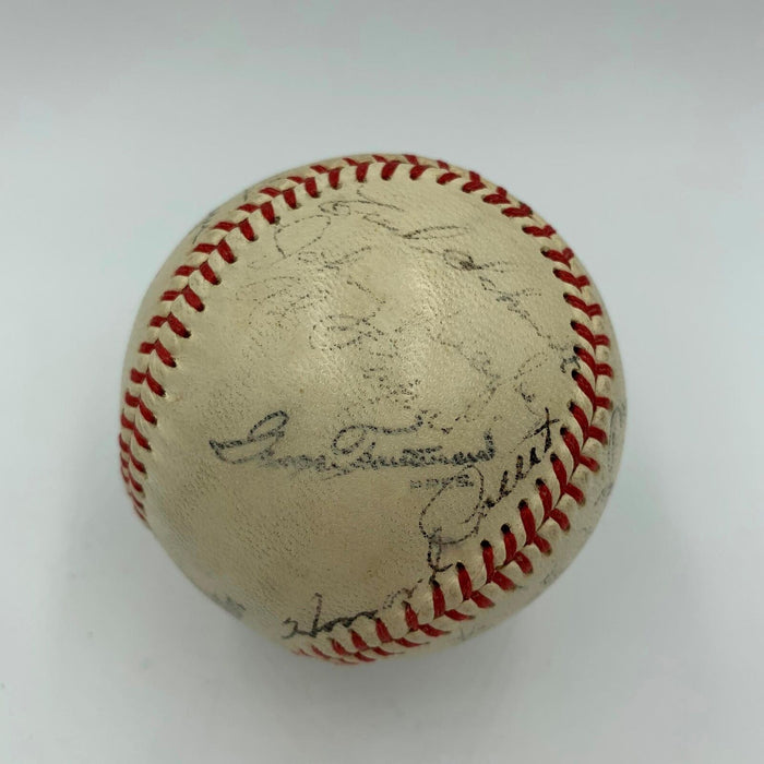 1946 St. Louis Cardinals World Series Champs Team Signed Baseball Musial JSA COA