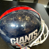 1986 New York Giants Super Bowl Champs Team Signed Authentic Helmet With JSA COA