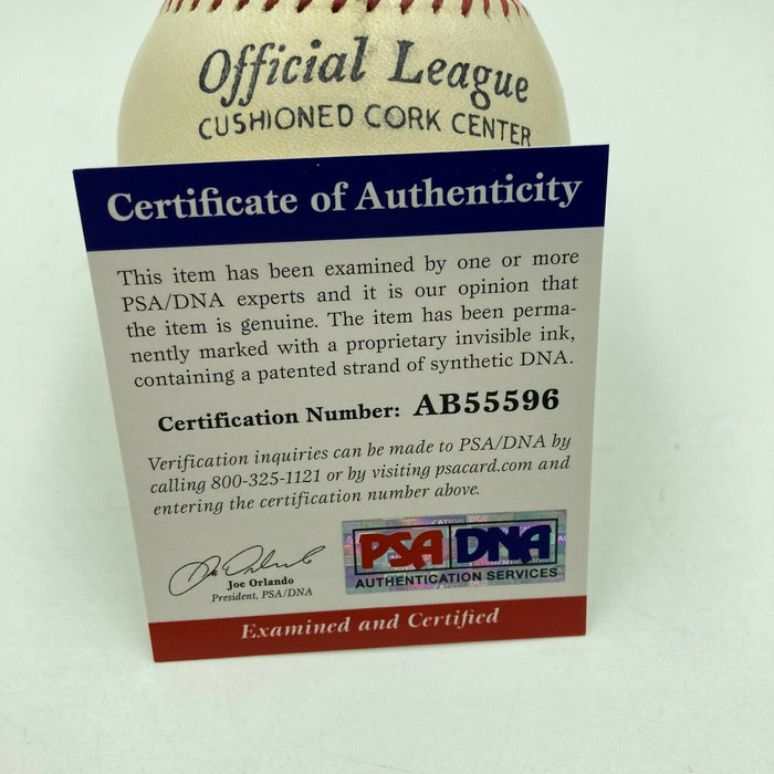 Tough Willie Kamm Single Signed & Inscribed Baseball Chicago White Sox PSA/DNA
