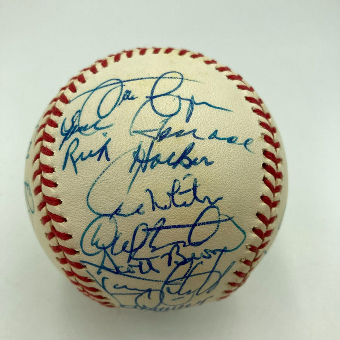 1993 Toronto Blue Jays World Series Champs Team Signed W.S. Baseball JSA COA