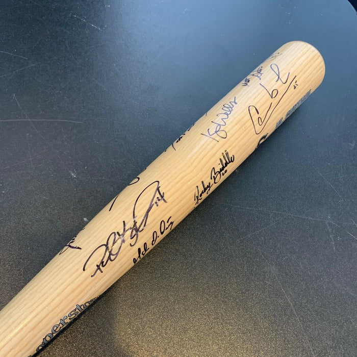 2000 Chicago White Sox AL Champs Team Signed Bat 25 Sigs Franks Thomas JSA COA