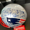 2004 New England Patriots Super Bowl Champs Team Signed Helmet Tom Brady Beckett