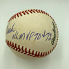 Johnny Bench NL MVP 1970 & 1972 Signed Baseball PSA DNA Sticker